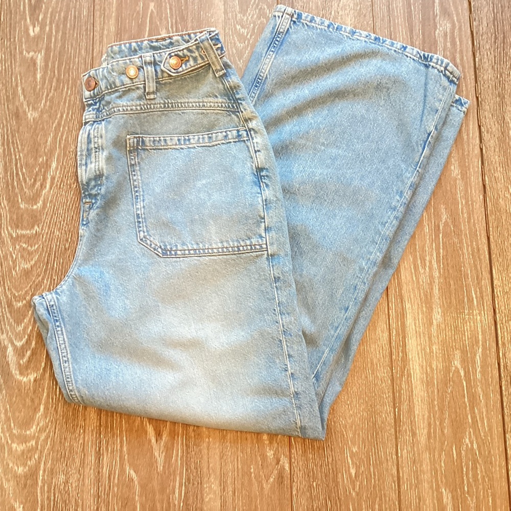 We the Free Palmer cuffed Wide Leg Jeans - Picture 5 of 11